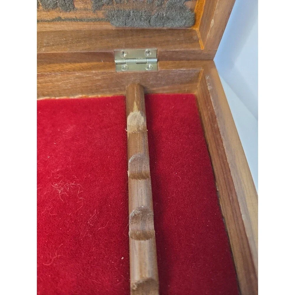 Vintage Gerber Miming Steak Knife Set of 6 - Legendary Blades Walnut Box MCM